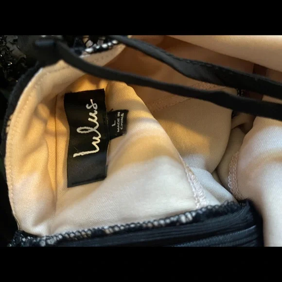 LULU’S Elegant Black Lace Dress - Picture 6 of 6